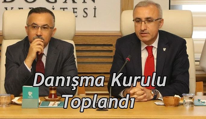 RTEÜ Danışma Kurulu Toplantısı Vali Kemal Çeber’in Başkanlığında Yapıldı