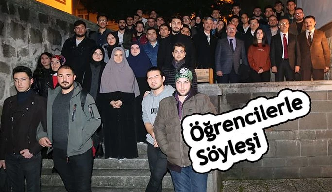 RTEÜ Geliştirme Vakfı Üyesi Öğrencileriyle Söyleşi