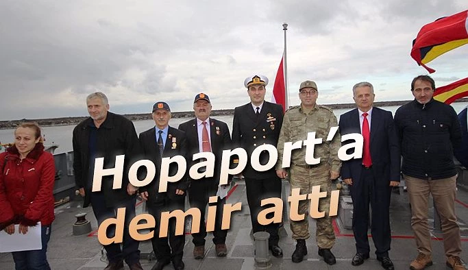 TCG TÜRKELİ P-1210 HOPAPORT’A DEMİR ATTI