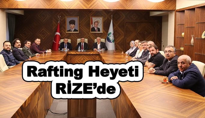 Türkiye Rafting Federasyonu’ndan Vali Çeber’e Ziyaret