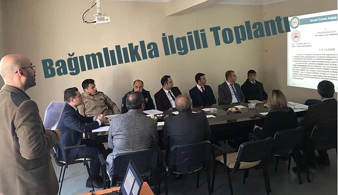 BAĞIMLILIKLA MÜCADELE KOORDİNASYON KURULU TOPLANTISI YAPILDI