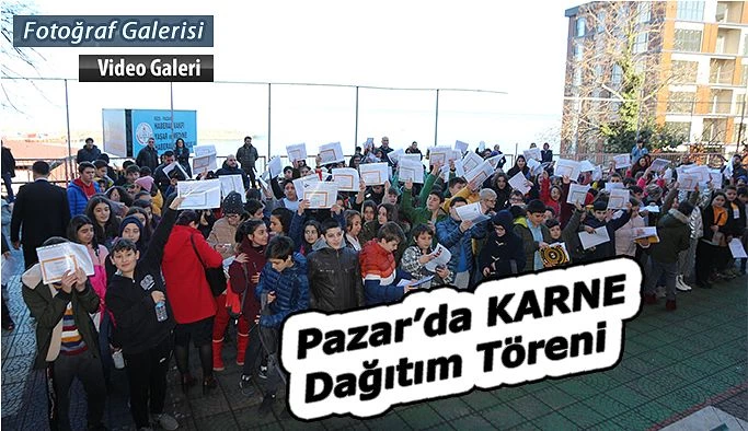 Okullarda karne heyecanı: Yarıyıl tatili bugün başladı.