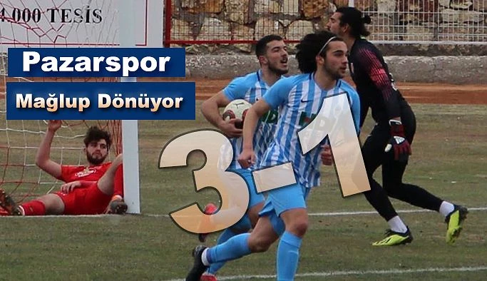 Pazarspor Mağlup Oldu 3-1