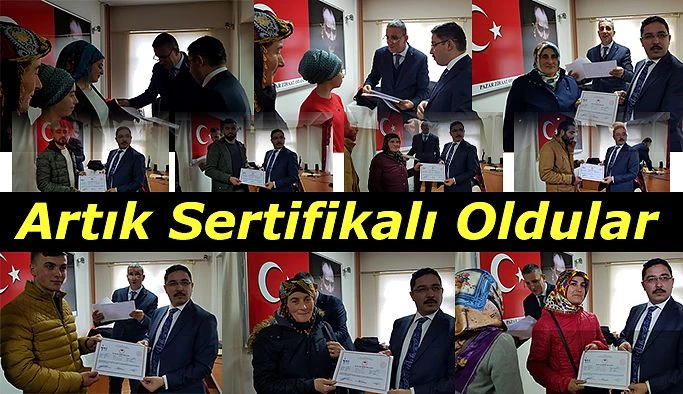 Sertifikalı Sürü Yönetimi Elemanı (Çoban)  oldular.