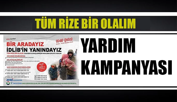 BİR ARADAYIZ İDLİB’İN YANINDAYIZ