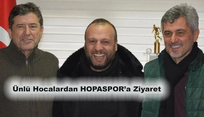 HOPASPORU ZİYARET ETTİLER.