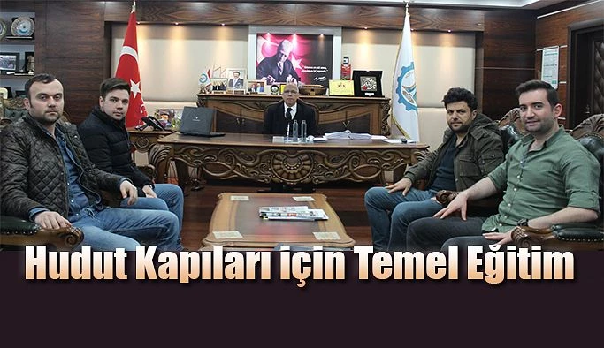 HUDUT KAPILARI TEMEL EĞİTİM KURSUNA EV SAHİPLİĞİ YAPTI