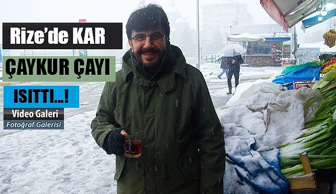 Kar’da ÇAYKUR Çayı İçilir