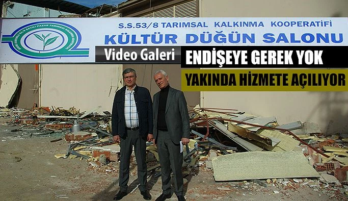 Kooperatif Düğün Salonu Zamanında Tamamlanacak