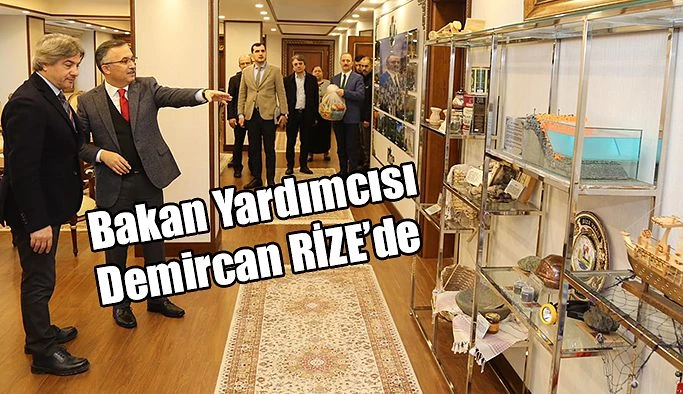 Kültür ve Turizm Bakan Yardımcısı Ahmet Misbah Demircan, Valiliğimizi Ziyaret Etti