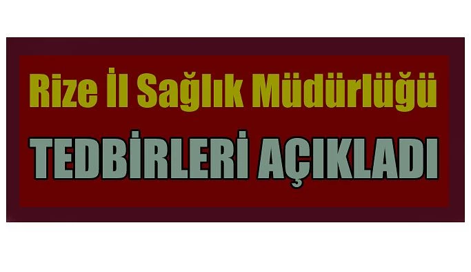 Alınan Tüm Tedbirler Vatandaşlarımızın Sağlıklarını Korumak İçindir