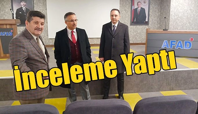 İL AFET ve ACİL DURUM MÜDÜRLÜĞÜNE ZİYARET