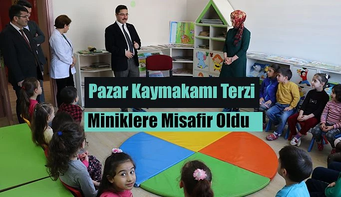 Kaymakam Terzi Miniklerle sohbet etti