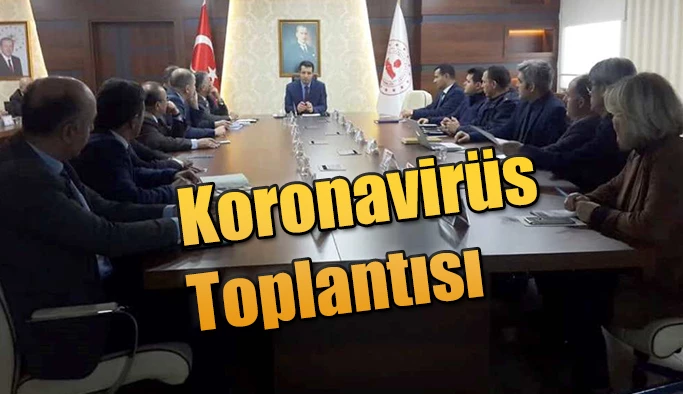 KORONAVİRÜS TEDBİRLERİ TOPLANTISI YAPILDI.