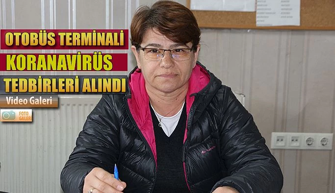 Otobüs terminallerinde `koronavirüs´ önlemi