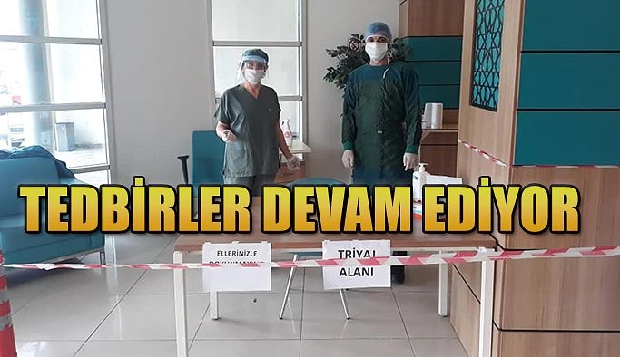 CORONAVİRUS TEDBİRLERİ DEVAM EDİYOR