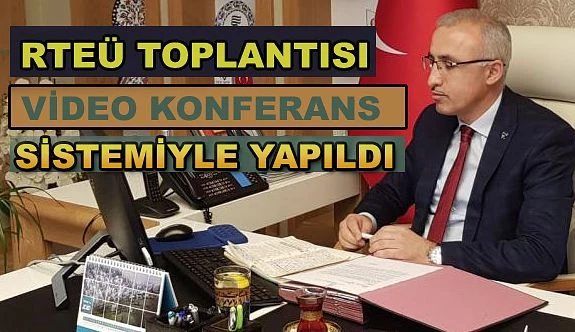 Senato Toplantısı Video Konferans Sistemiyle Yapıldı