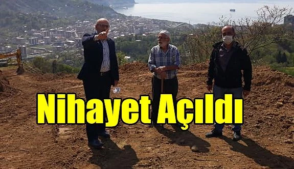 YILLARDIR BEKLENEN YOL NİHAYET AÇILDI