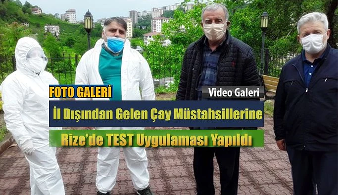 13 Kişiye TEST Uygulaması yapıldı