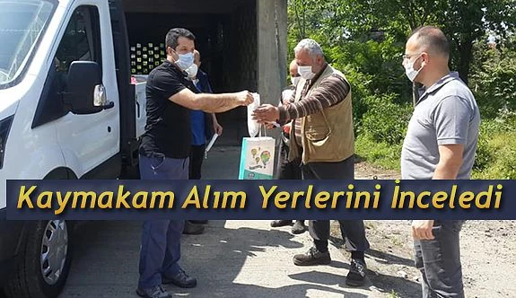 ÇAY ALIM YERLERİNİ İNCELEDİ.