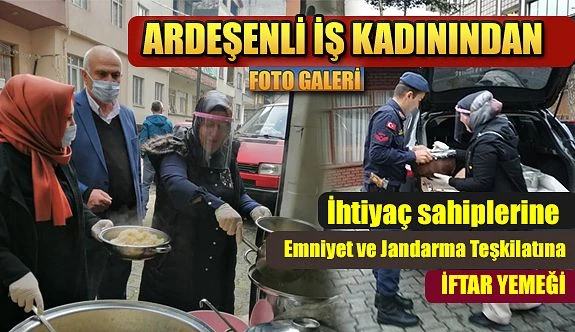 Emniyet ve Jandarmaya İftar yemeği verdi.