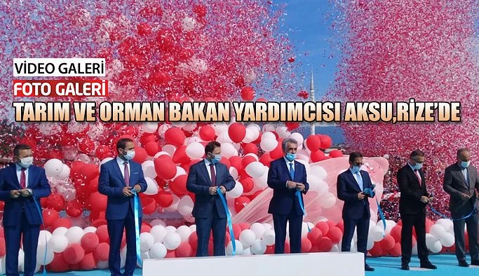 Bakan Yardımcısı Aksu: önce ziyaret ardından açılışlara katıldı