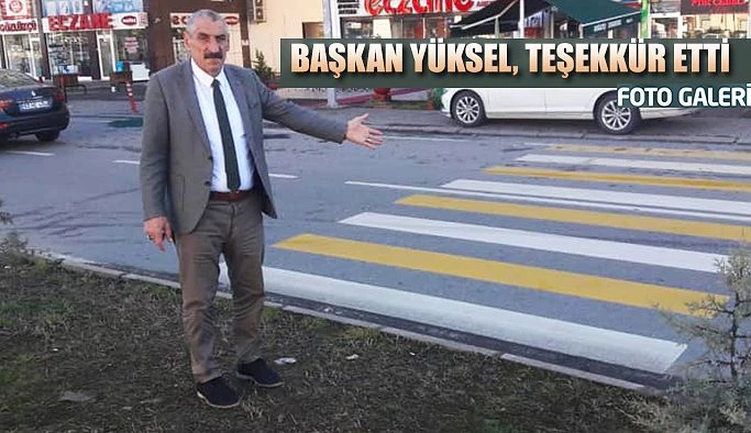 Başkan Yüksel: Teşekkür etti