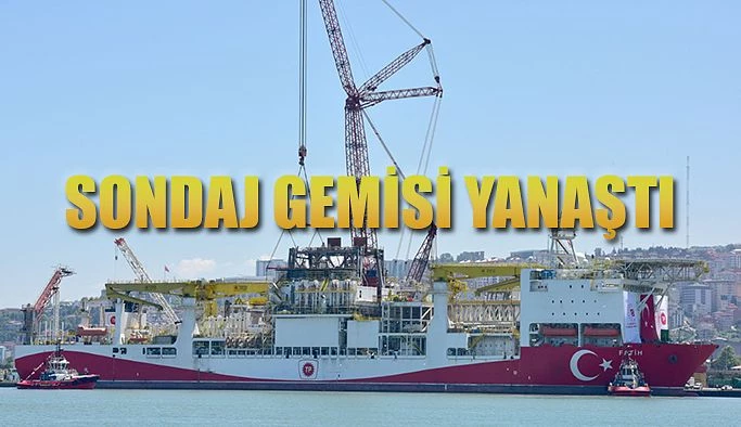 FATİH SONDAJ GEMİSİ TRABZON LİMANI