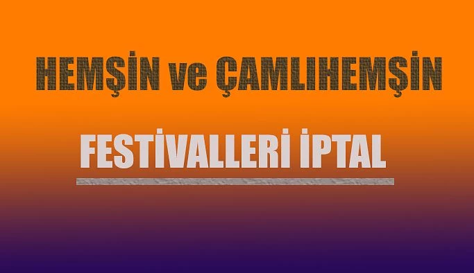 Festivaller İptal