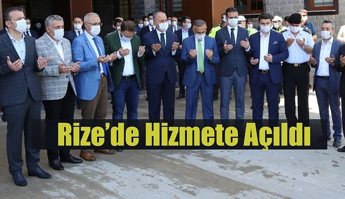 RİZE EMNİYET MÜDÜRLÜĞÜ YENİ BİNASINDA HİZMET VERMEYE BAŞLADI