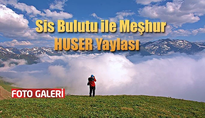 Kaçkarlarda sis bulutu ziyaretçilerini büyülüyor