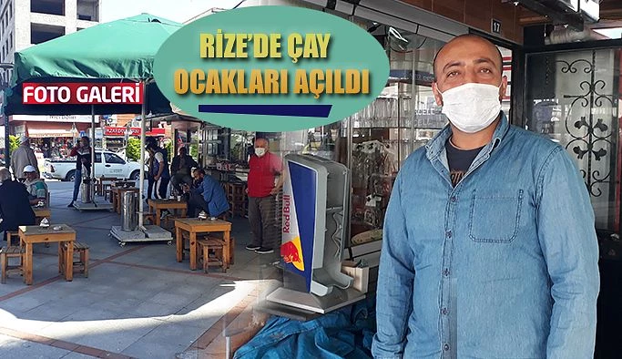 Rize’de Çay Ocakları Açıldı