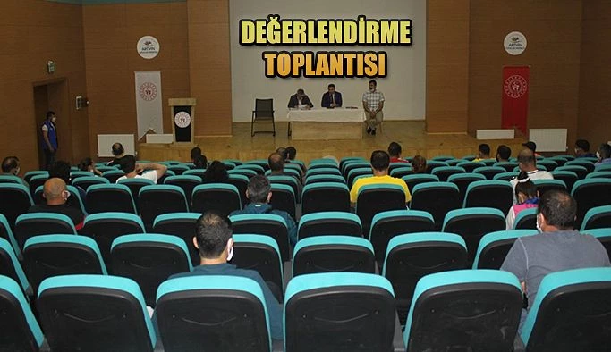 SPOR HİZMETLERİ BİRİMİ DEĞERLENDİRME TOPLANTISI YAPILDI