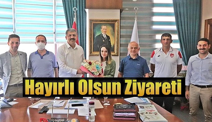 TFFHGD RİZE ŞUBESİNDEN RİZE GENÇLİK VE SPOR MÜDÜRÜNE ZİYARET