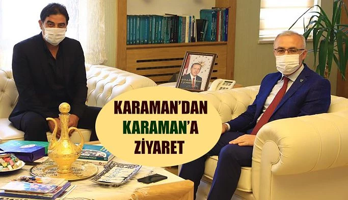 ÜNAL KARAMAN’DAN REKTÖR KARAMAN’A ZİYARET