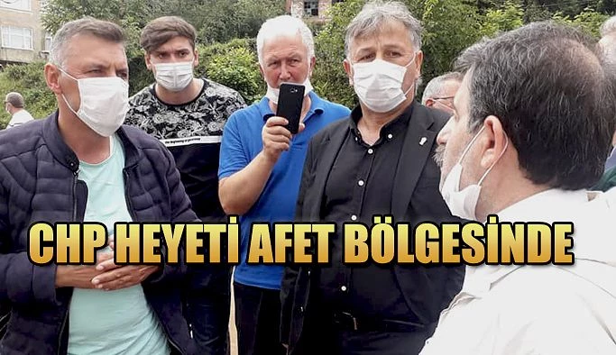 Afet Bölgesini Ziyaret Ettiler