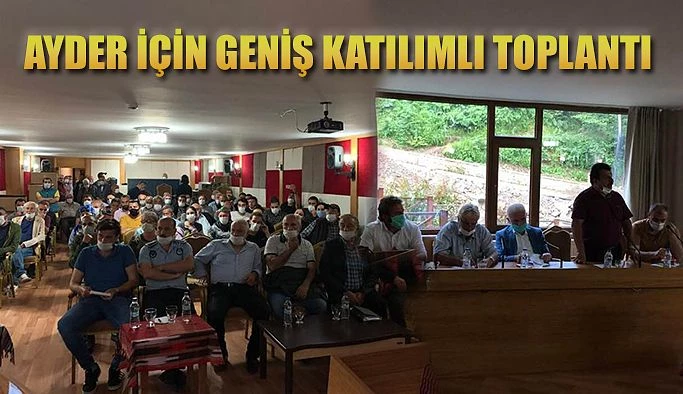 AYDER: GENİŞ KATILIMLA MASAYA YATIRILDI