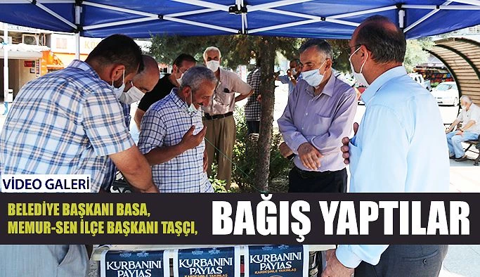 Başkan Basa, Kurbanını Türkiye Diyanet Vakfı’na Bağışladı