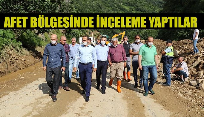 İkizdere ve Çayeli ilçesinde inceleme..