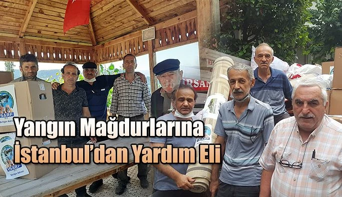 İSTANBUL’DAN  YARDIM ELİ UZANDI