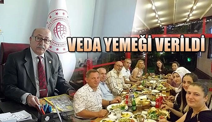 LİMAN BAŞKANİ MEREV’E VEDA YEMEĞİ