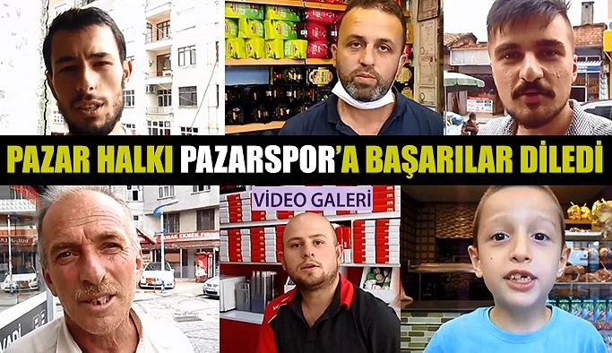 Pazar Halkı Pazarspor’a başarılar diledi