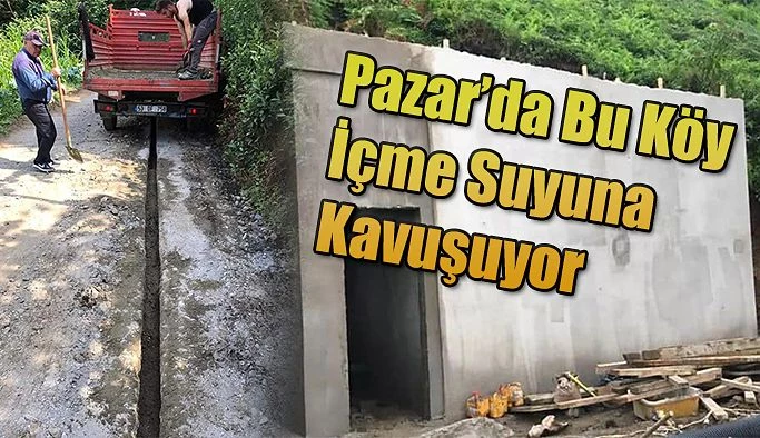 SAĞLIKLI VE TEMİZ İÇME SUYUNA KAVUŞUYOR