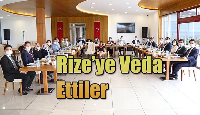 Vali Yardımcıları ve Kaymakamlar İçin Veda Yemeği