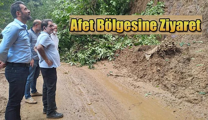 Afet Bölgelerine Ziyaret Gerçekleştirdiler