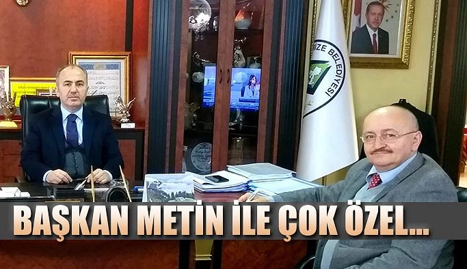 BAŞKAN METİN, ÇALIŞMALARIMIZI ORTAK AKILLA PROGRAMLI VE METİN BİR ŞEKİLDE YÜRÜTÜYORUZ.