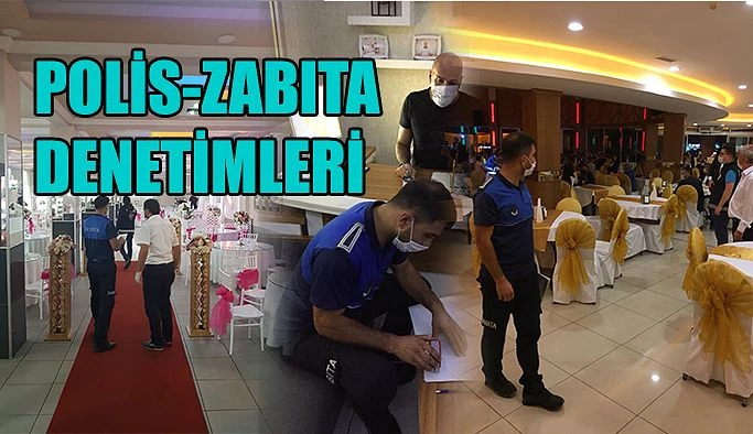 Düğün ve Düğün Salonlarında Denetimler Devam Ediyor