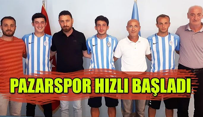 Pazarspor ilk olarak İç Transfere el attı