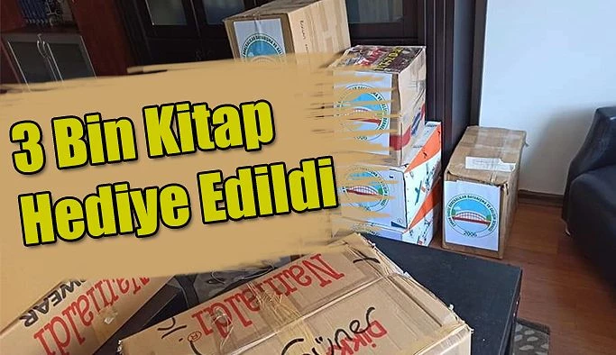 HALK KÜTÜPHANESİ İÇİN 3 BİN KİTAP