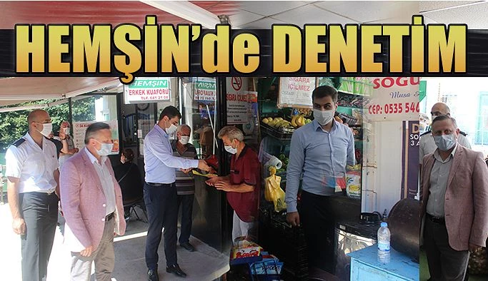 Hemşin’de Denetim Yapıldı